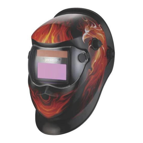 Javweld flame mars adjustable solar auto darkening welding helmet